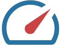 Symbol Schnelle Ladezeiten