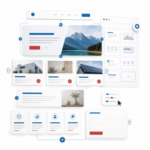 Modulare Website-Bausteine für ein individuell erstelltes Webdesign für Unternehmen in Lüneburg